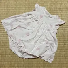 gelato pique ハート柄ロンパース 70cm