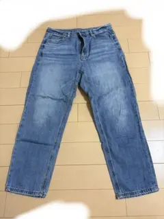 GU デニムパンツ ジーンズ ストレートパンツ