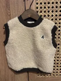 Amigo もこもこベスト　ベビーキッズ90