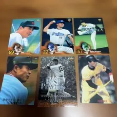 王貞治等プロ野球カード 6枚セット