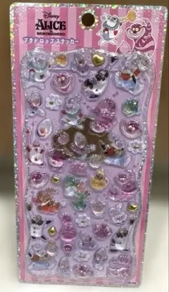 不思議の国のアリス プチドロップステッカー　ボンボンドロップシール　ディズニー