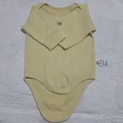 ベビー 肌着 ボディスーツ 長袖 コットン 90 秋冬 暖かい素材
