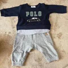 【プティマイン】長袖　セットアップ　（POLO）