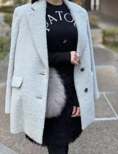 シャギー テーラードジャケット