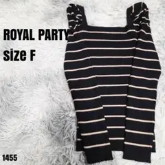 ROYAL PARTY ロイヤルパーティー 美品 ニットトップス F 1455のサムネイル