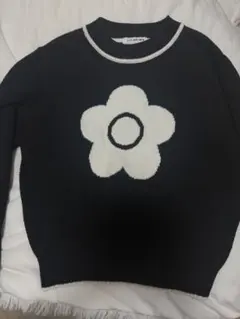 LILY BROWN 花柄長袖ニットセーター