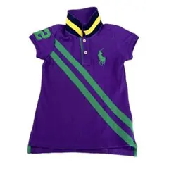 ❤️POLO Ralph Lauren❤️パープル ライン入り ポロシャツ