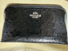 COACH コーチ シグネチャー ポーチ 黒