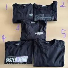 SISTERJENNI長袖Tシャツ5枚セット　サイズ：140・150・160㎝