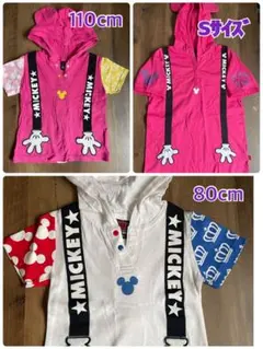 BABY DOLL 親子コーデ お揃いTシャツ80•110ミッキー　ベビードール