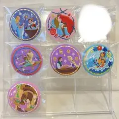 刺繍 缶バッジ ディズニー 6個まとめ