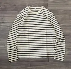 00s OLD UNIQLO striped shirt M archive短丈のサムネイル