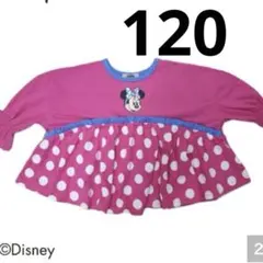 【新品未着用】しまむら　チマジロ　ディズニーミニーTシャツ　120 パルパルーザ