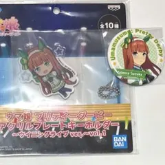 ウマ娘 プリティーダービー サイレンススズカ 缶バッジ カードセット