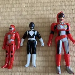 戦隊ヒーロー ソフビ フィギュア 3体セット