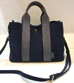 【美品】ヴィオラドーロ　マイクロファイバースエード　トート　2way M