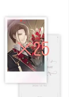 加賀美ハヤト 誕生日グッズ 2024 チェキ風カード 25枚