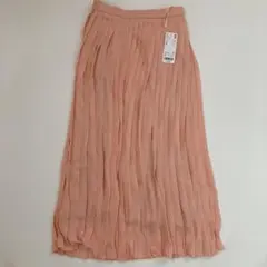 ユニクロ　シフォンプリーツロングスカート　S
