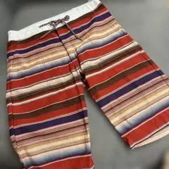 美品⭐️anti-labelJEANメキシカンストライプショートパンツLＬのサムネイル