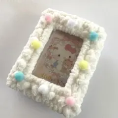 원사 ♡ 트레이딩 카드 케이스 ♡ B8 ♡ 화이트 ♡ 푹신한 트레이딩 카드 케이스