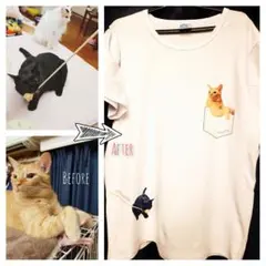 「うちの子グッズ制作」好きなお写真で作る★オリジナルデザインTシャツ