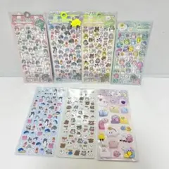 【海外正規品】ぷくぷくシール 3D 立体 オバケーヌ　7枚セット