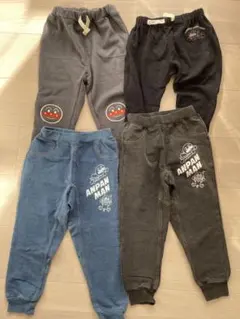 長ズボン　4本セット　アンパンマン柄　100cm