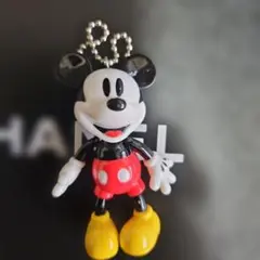 ディズニーリゾート　ミッキーマウス キーチェーンストラップ(美品)