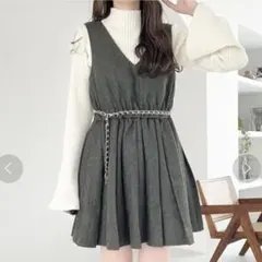 Heather プリーツミニジャンスカ