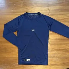 Under Armour 長袖 コンプレッションシャツ ネイビー MDのサムネイル