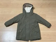 GLOBAL WORK フード付きコート オリーブグリーン　90前後