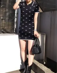 EMODA トーンカラーポロワンピース