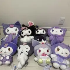 クロミ　キャラクターぬいぐるみセット 8個 サンリオ　タグ付き
