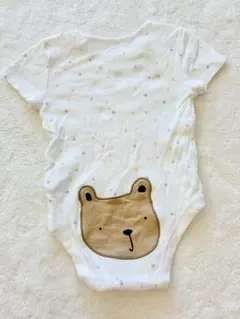 クマ顔プリントロンパース GAPキッズ 90cm