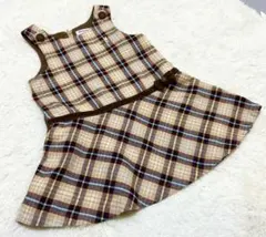 【美品】 【ミキハウス】(100cm)ジャンパスカート