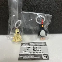 ウォレスとグルミット めじるしアクセサリー　2個セット　ガチャ