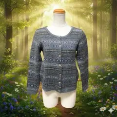 森ガール　フェアリーグランジ　ほっこりニットカーディガン