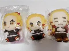 鬼滅の刃 くっつきぬいぐるみバッジ 煉獄杏寿郎 ぽふっとぬいぐるみ