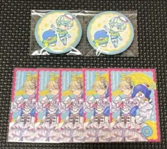 にじさんじ　緋八マナ　サンリオコラボ　缶バッジ　フォト風カード