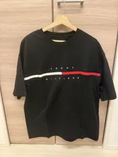 TOMMY HILFIGER オーバーサイズTシャツ L/G ブラック