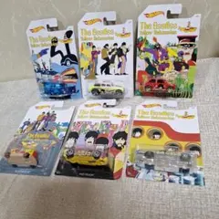 ザ・ビートルズ　Yellow Submarine　HOT WHEELS 6台