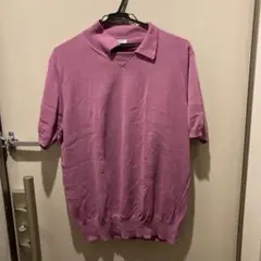 JOHN SMEDLEY ボタンレス 半袖ニット MALLOW PINK S - メルカリ
