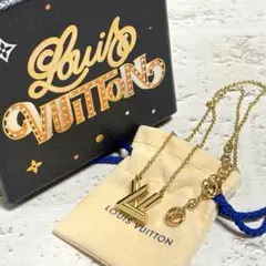 LOUIS VUITTON ネックレス・GO-14 LVツイスト 美品 箱付き