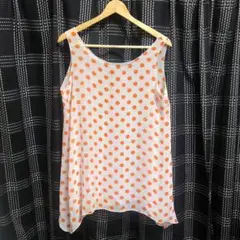 【格安出品】 オレンジ ドット ブラウスのサムネイル