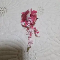 和風花モチーフヘアピン