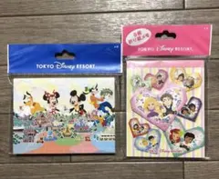 新品未開封　 ディズニーリゾート おりがみメモ メモ帳　2点セット
