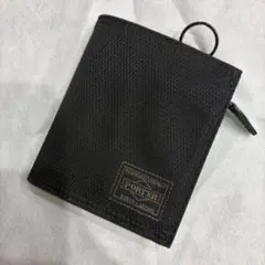 PORTER/吉田カバン コーデュラファブリック ブラック 二つ折り財布