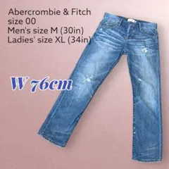 Abercrombie & Fitch　デニムパンツ　サイズ00　メンズMサイズ