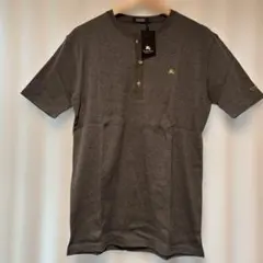 BURBERRY BLACK LABELヘンリーネックTシャツグレー新品タグ付き