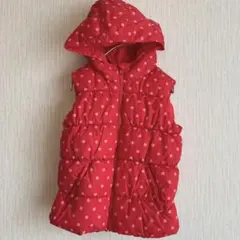 140cm  gapkids ギャップキッズ ピンク　ダウンベスト
